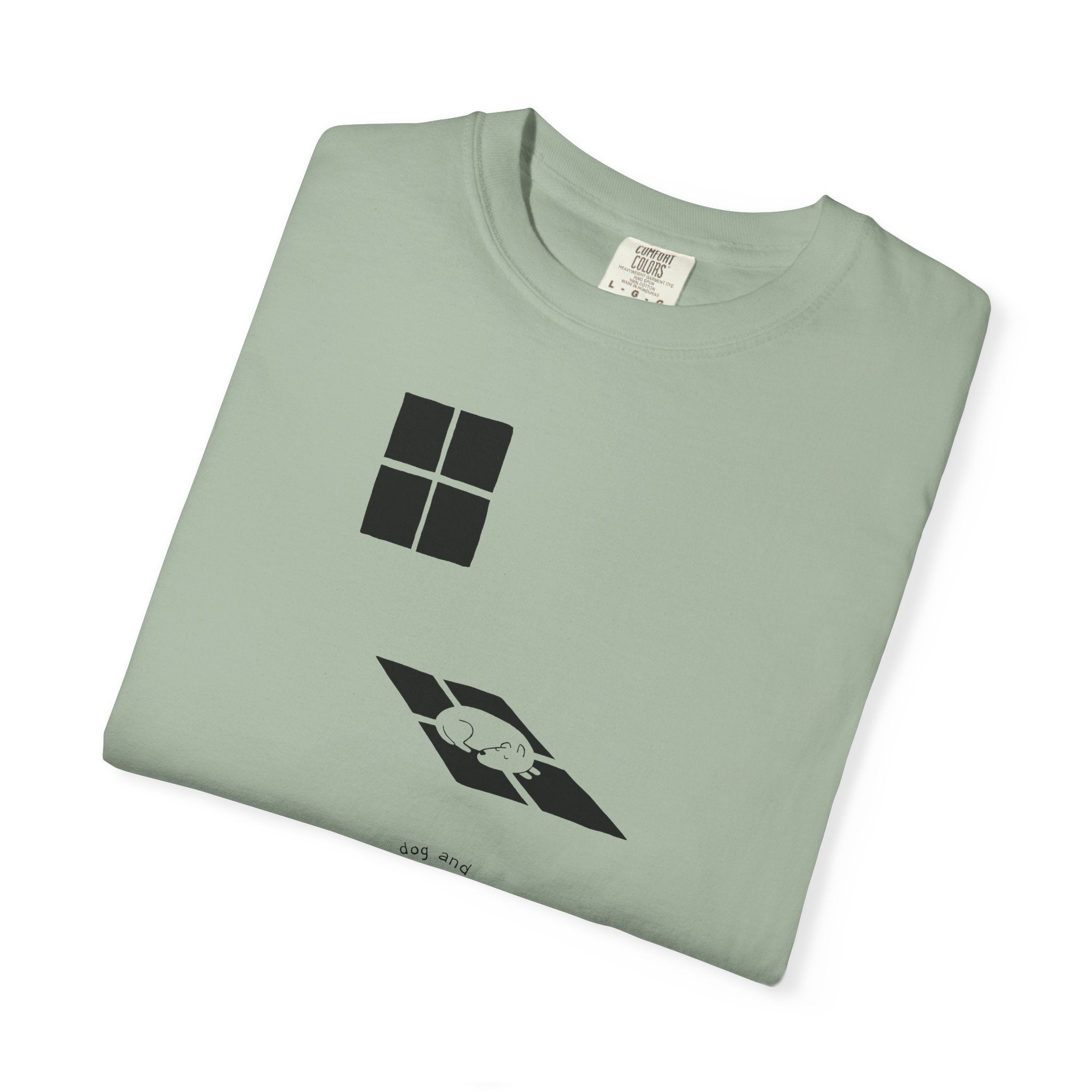 'Sun Spot' Cotton Tee - Black Print