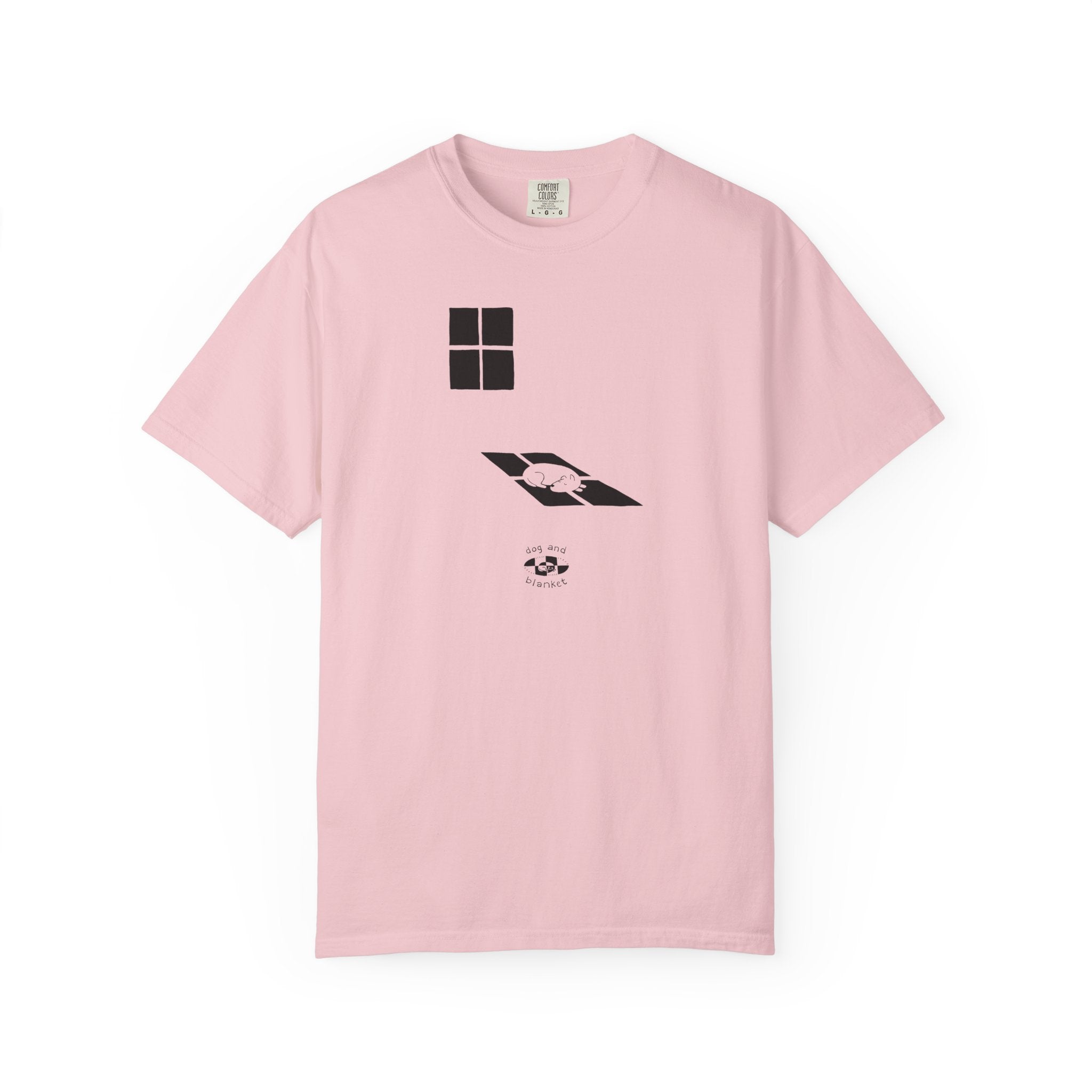 'Sun Spot' Cotton Tee - Black Print