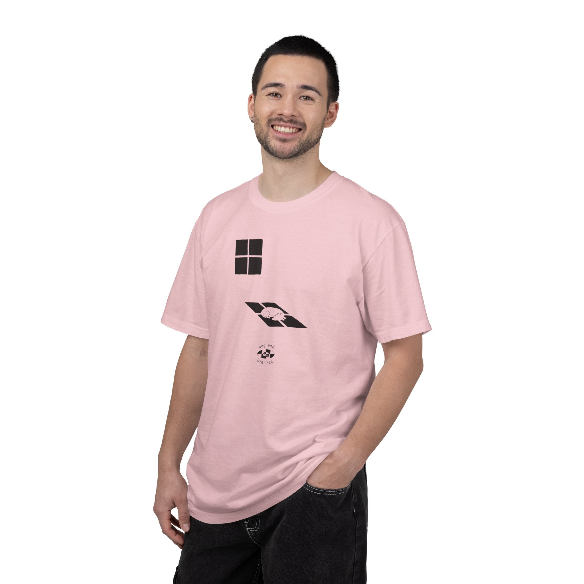 'Sun Spot' Cotton Tee - Black Print
