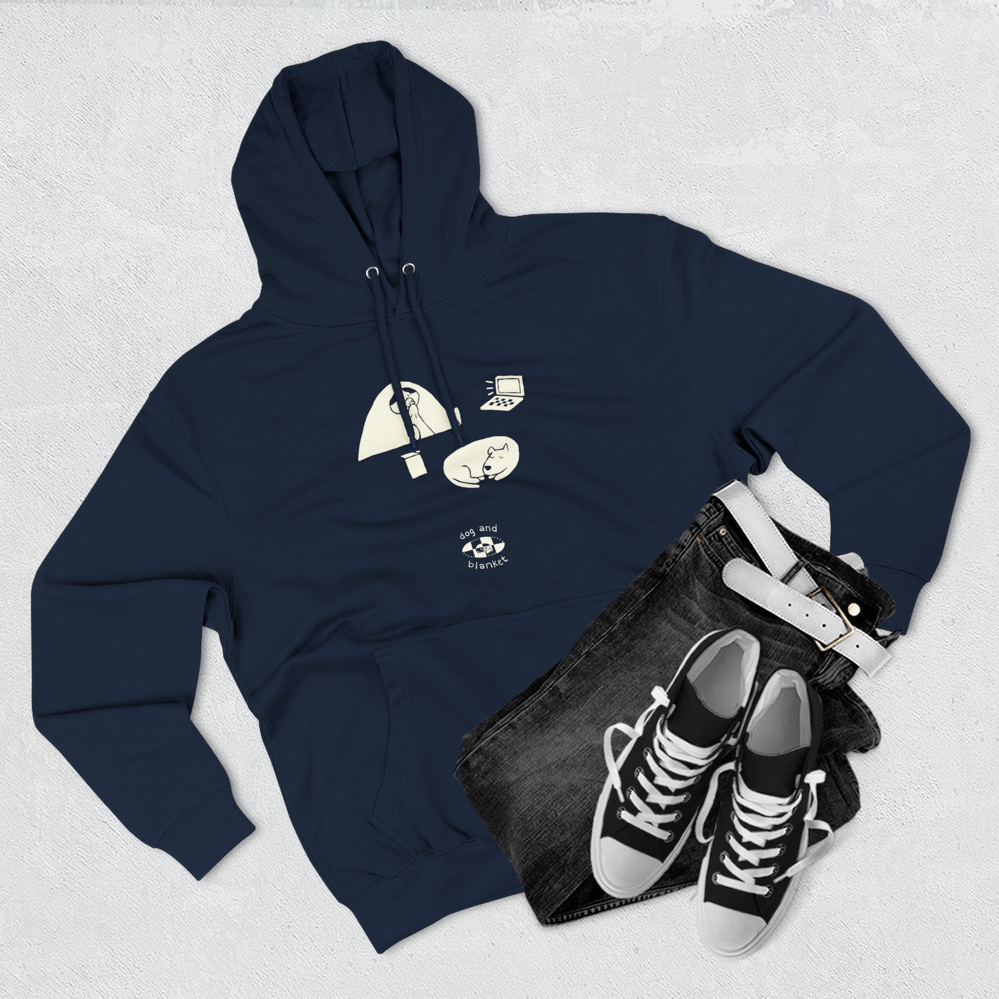 'Show Time' Hooded Sweatshirt - Light Print