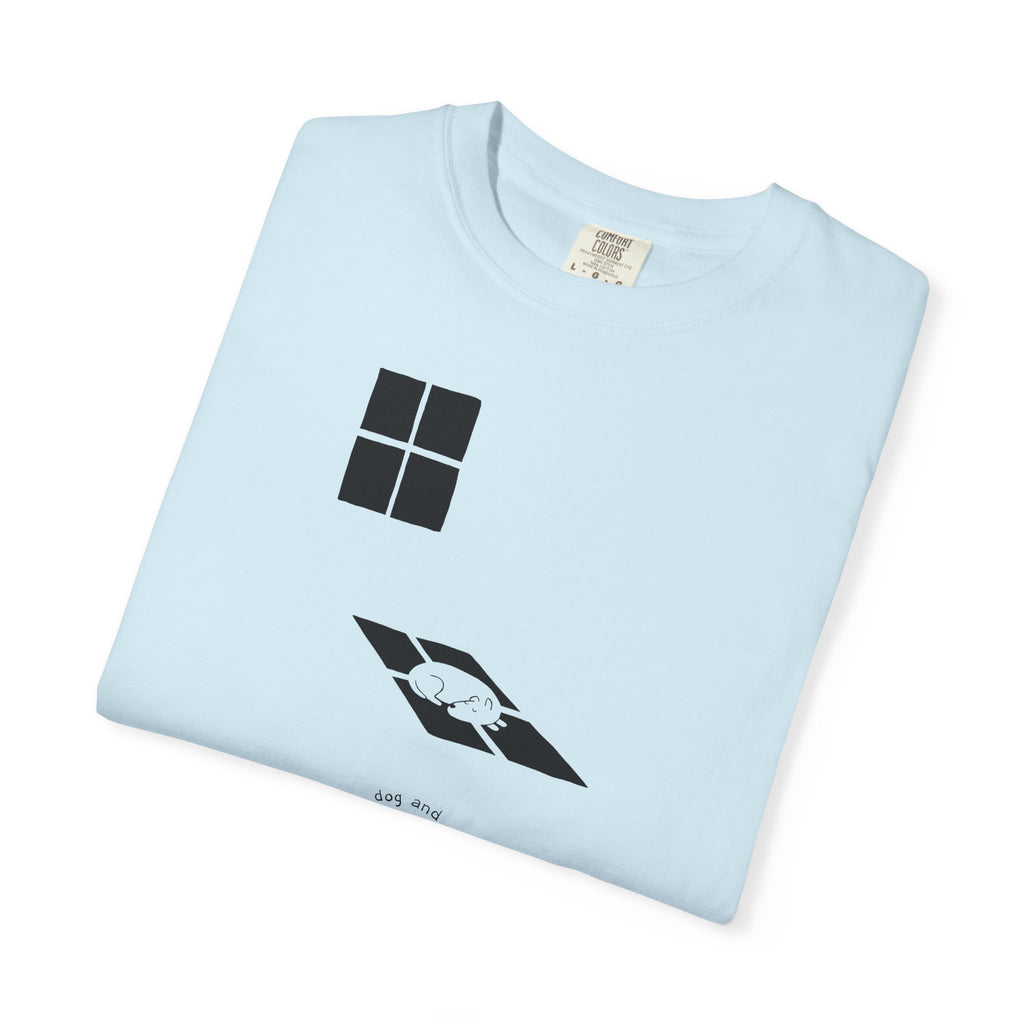 'Sun Spot' Cotton Tee - Black Print
