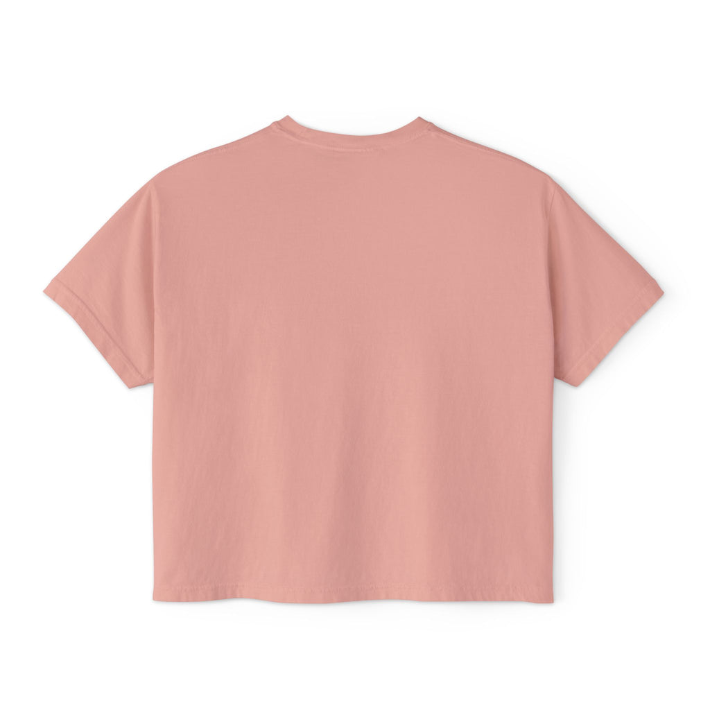 ‘Looking Up’ Boxy Tee - Black Print