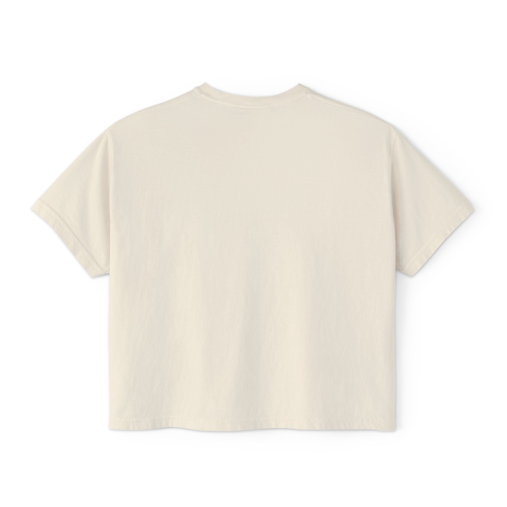 ‘Looking Up’ Boxy Tee - Black Print