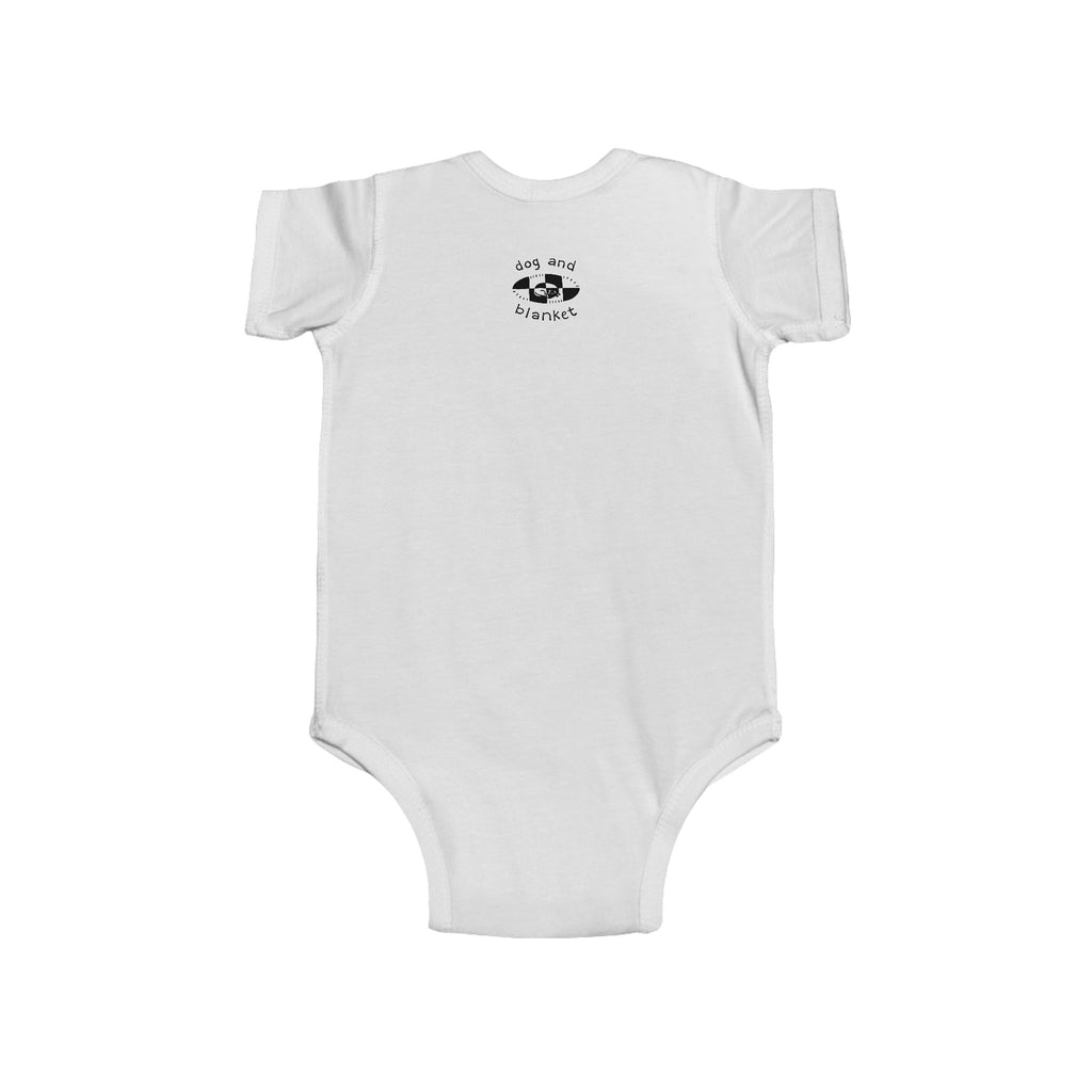 'Born to Be Swaddled' Baby Onesie - Black Print