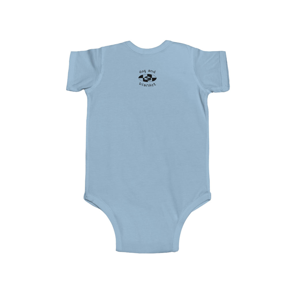 'Born to Be Swaddled' Baby Onesie - Black Print
