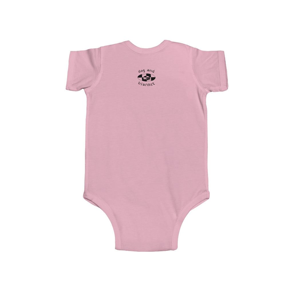 'Born to Be Swaddled' Baby Onesie - Black Print