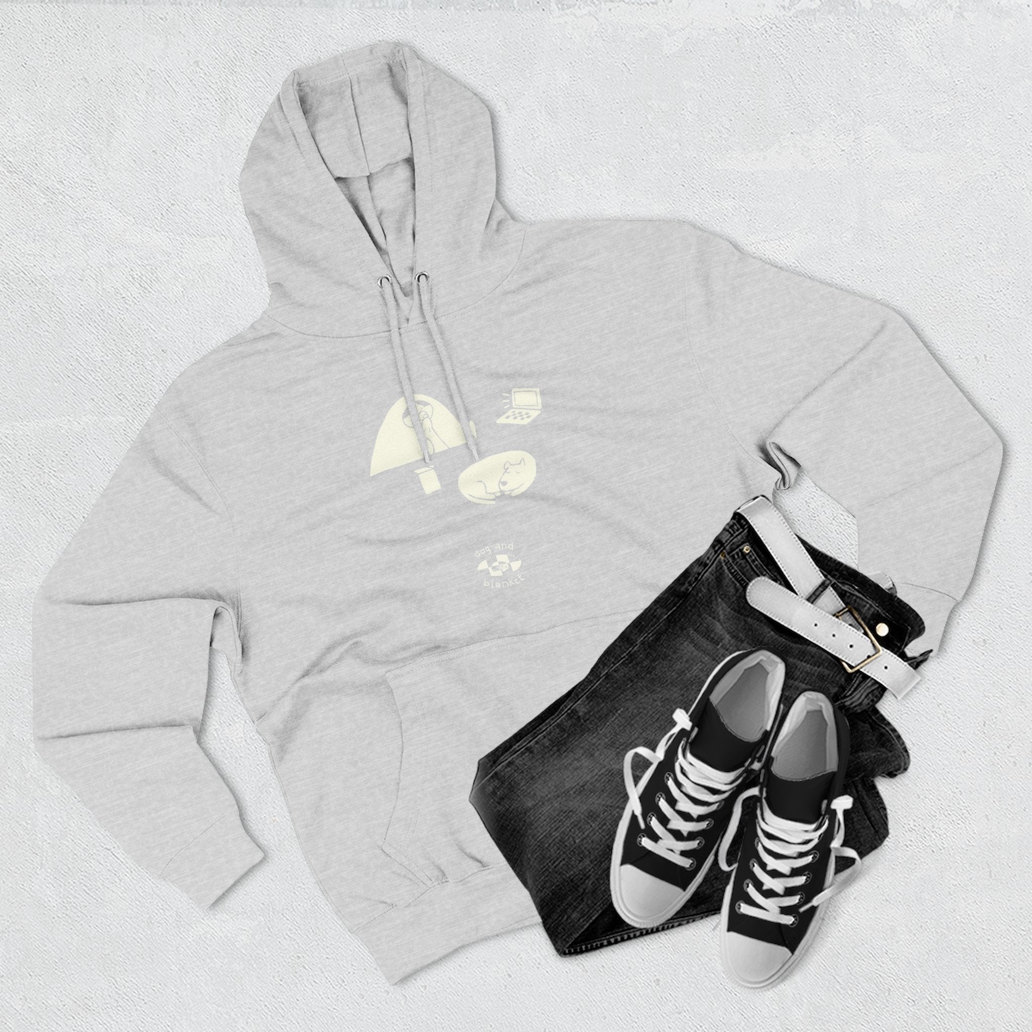'Show Time' Hooded Sweatshirt - Light Print