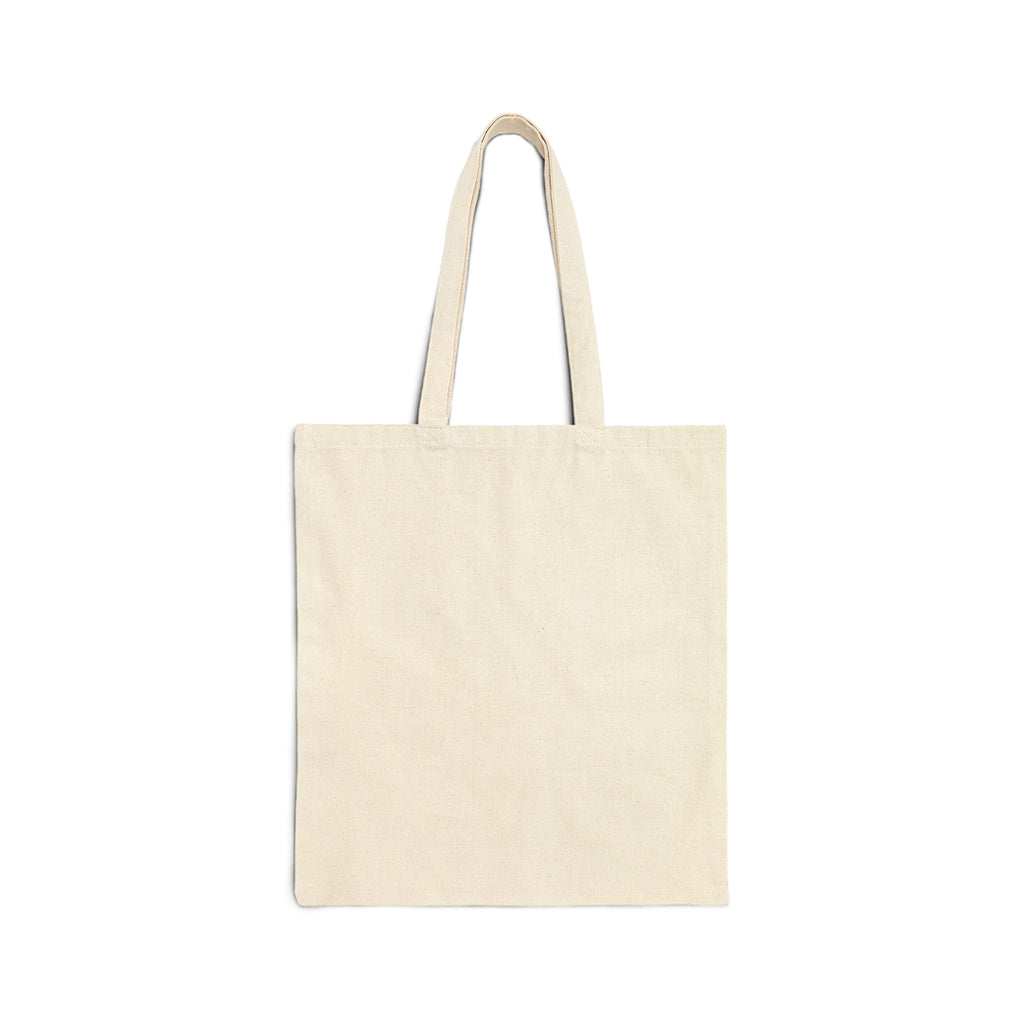 ‘Our Dog and Blanket’ Cotton Canvas Oval Logo Tote - Black Print