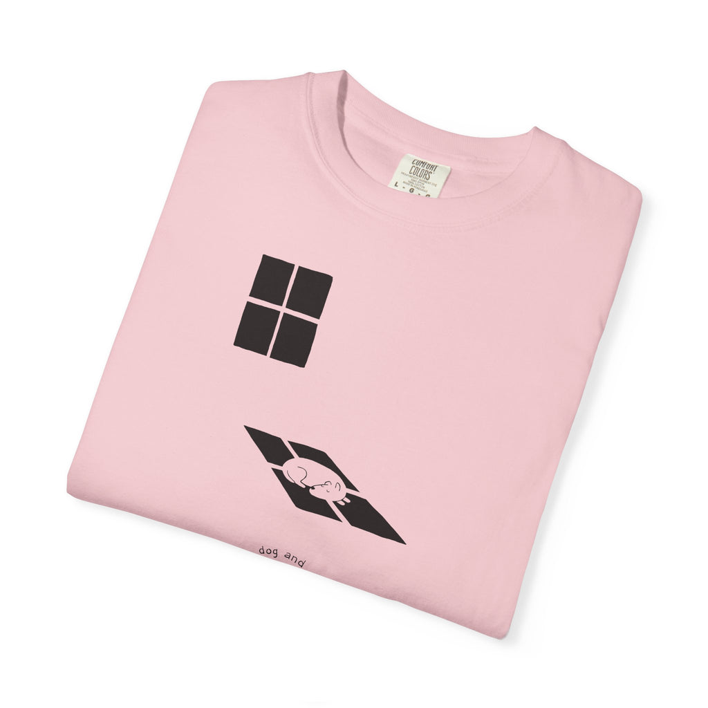 'Sun Spot' Cotton Tee - Black Print