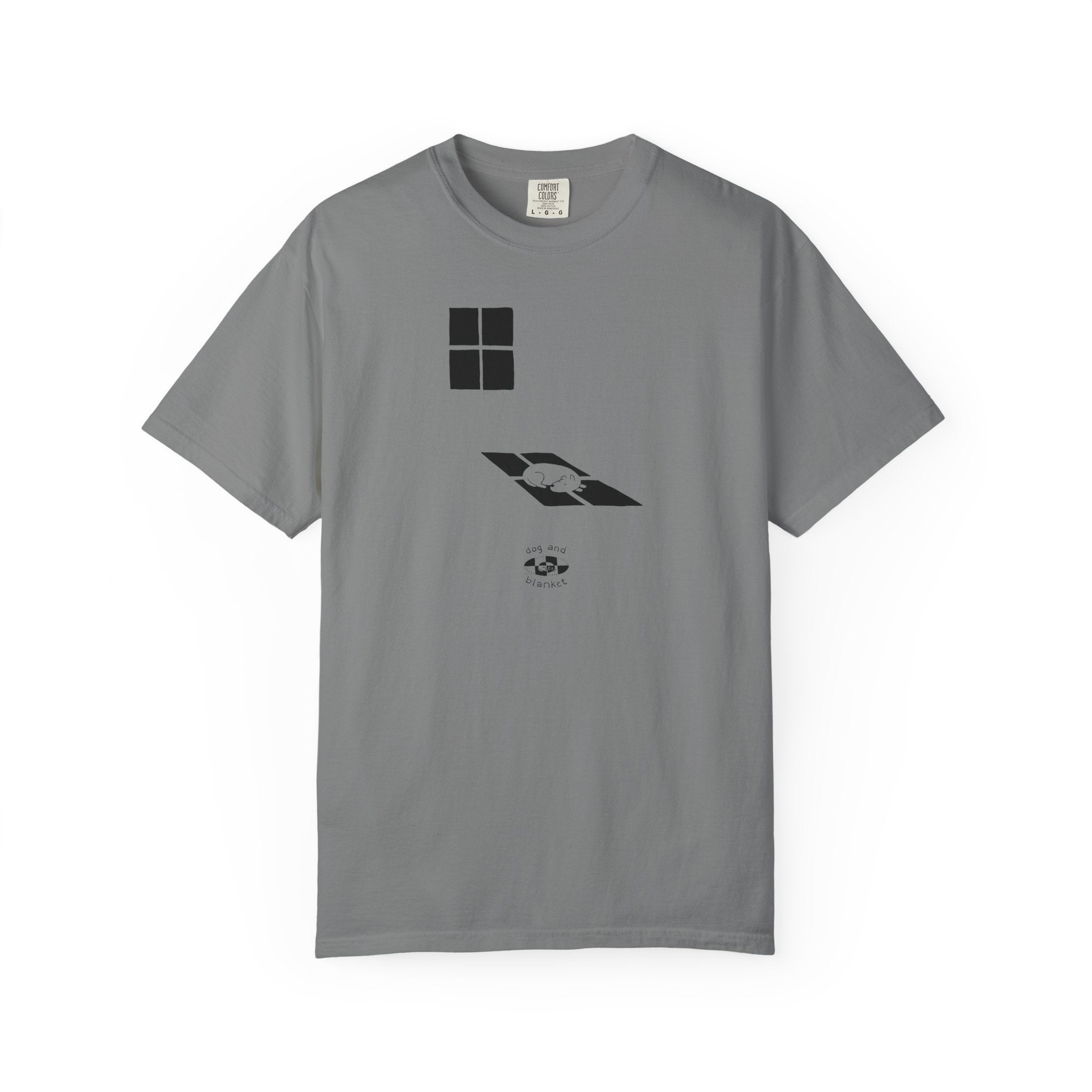 'Sun Spot' Cotton Tee - Black Print