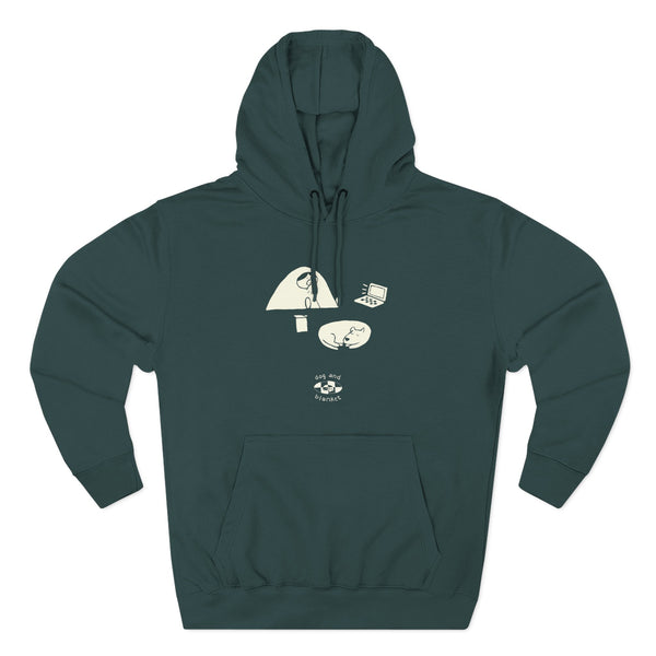 'Show Time' Hooded Sweatshirt - Light Print